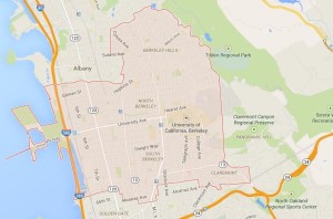 Berkeley CA map